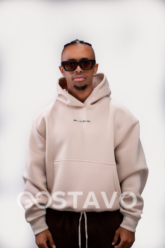 Manuel Domain Hoodie "GOD FORBID" - Édition Beige