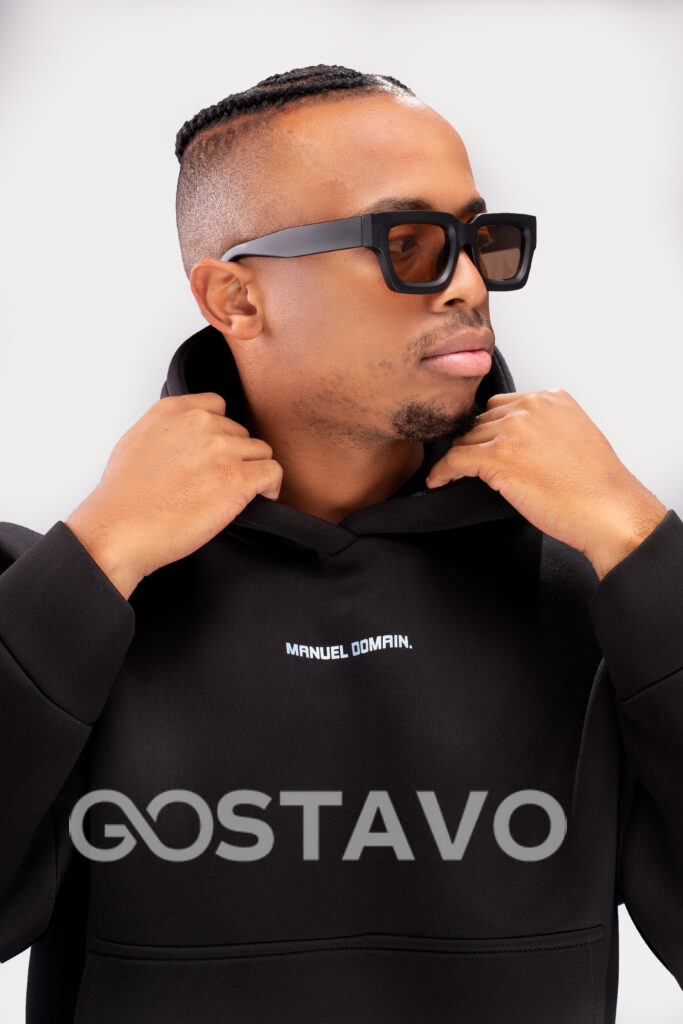 Manuel Domain Hoodie "GOD FORBID" - Édition Noir