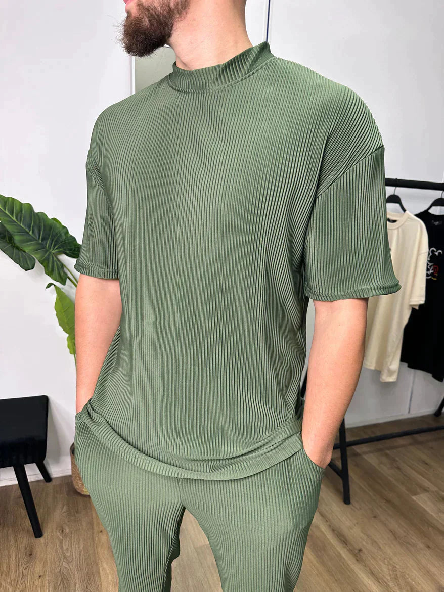 Ensemble plissé VERT