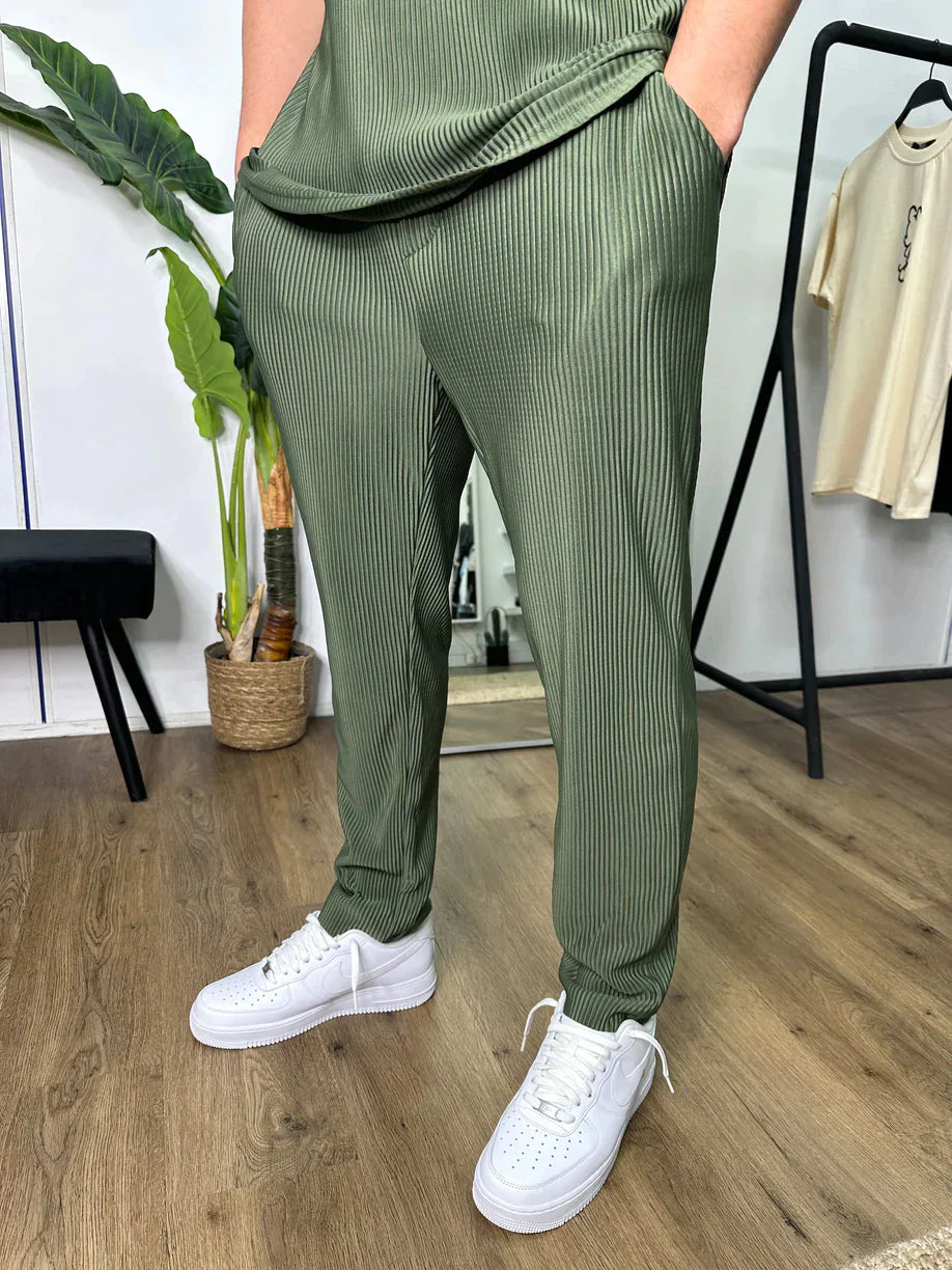 Ensemble plissé VERT
